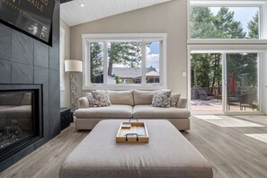 TV, fireplace, table tennis, stereo