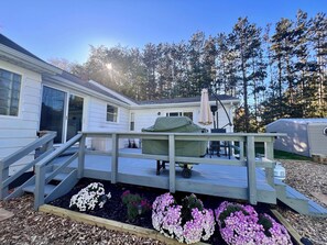 Terrace/patio - Hot tub, Nature, Parks and Beaches! Right in between Holland and Grand Haven. (West Olive)