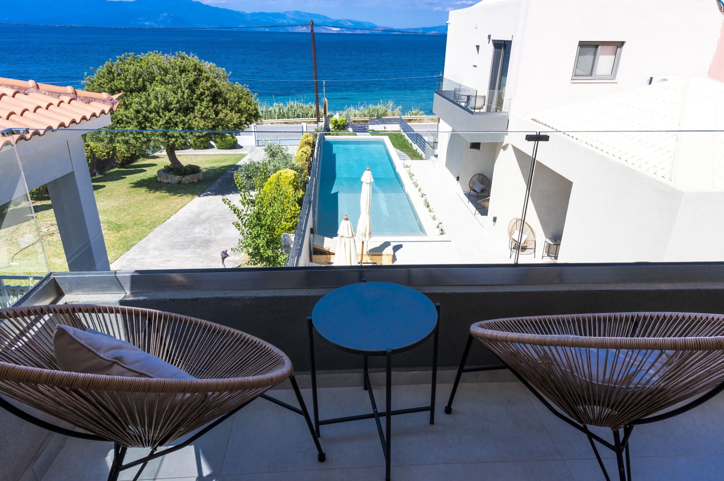 Suite with Sea View | Blick vom Balkon