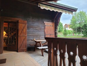 Outdoor dining - Chalet 8 Personnes - Dévoluy (Le Dévoluy)