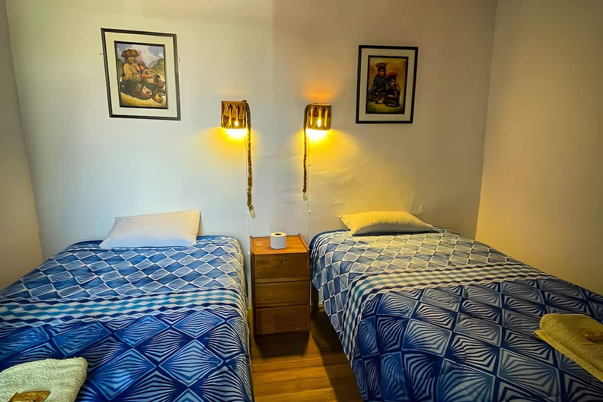 Free WiFi, bed sheets