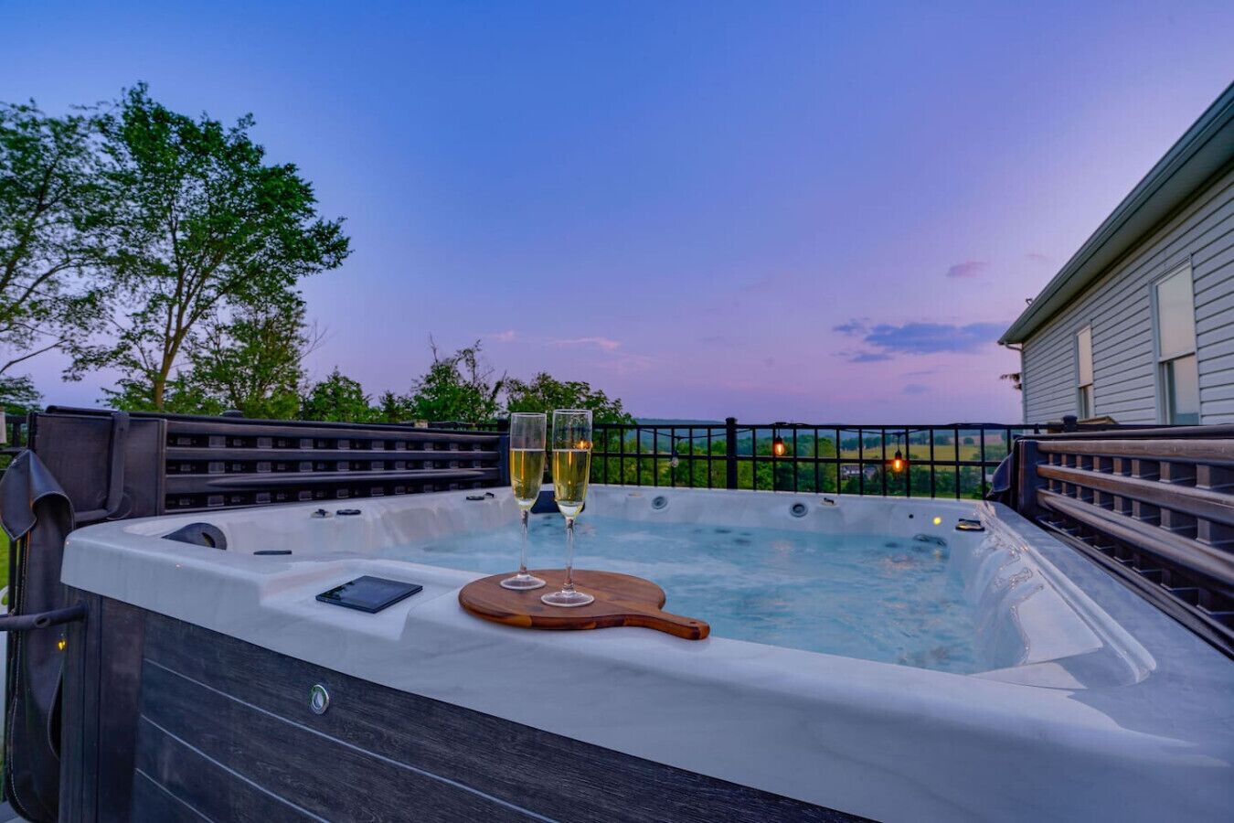 Bain à remous extérieur