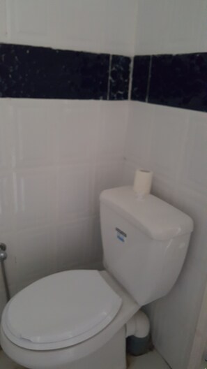 Hårføner, håndklær, såpe og sjampo