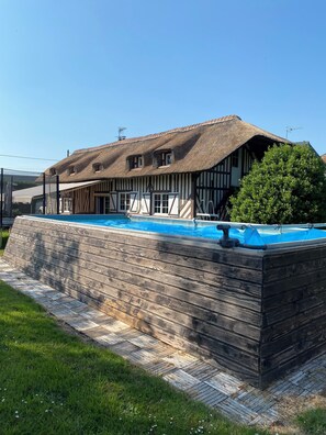 Piscine extérieure, piscine chauffée