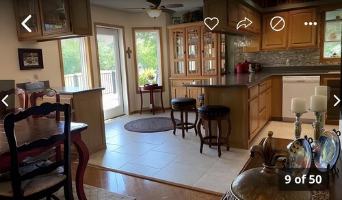 Large home on the 8th fairway of the Balboa Golf Course with decks and sunroom!