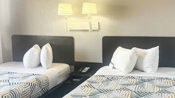 Egyptian cotton sheets, premium bedding, desk, iron/ironing board