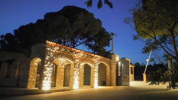 Front of property – evening/night