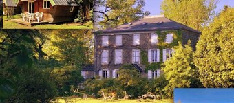 Chalet dans le parc d'un manoir du XIXème