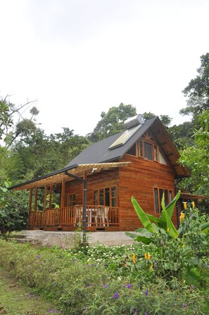 Cabana família, 2 quartos, vista para a montanha | Terraço/pátio