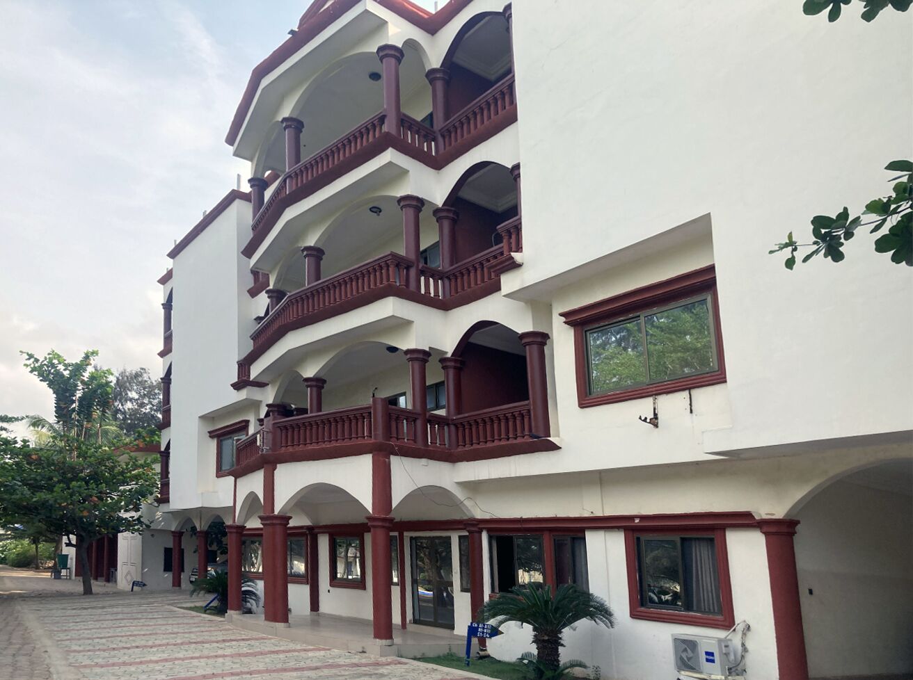 숙박 시설 구내