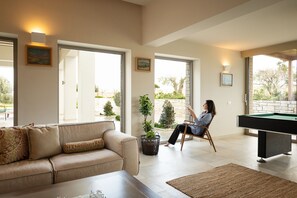 Blick von der Unterkunft