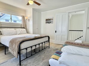 3 bedrooms, iron/ironing board, travel cot, WiFi