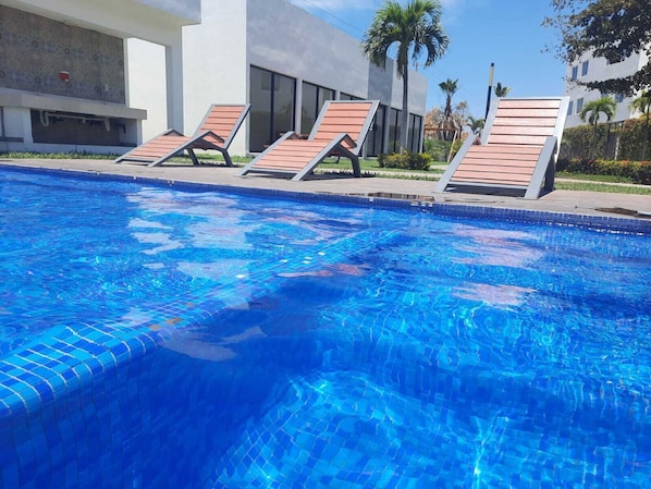 Pool - Departamento con Asadores, Cerca del Acuario (Mazatlán)