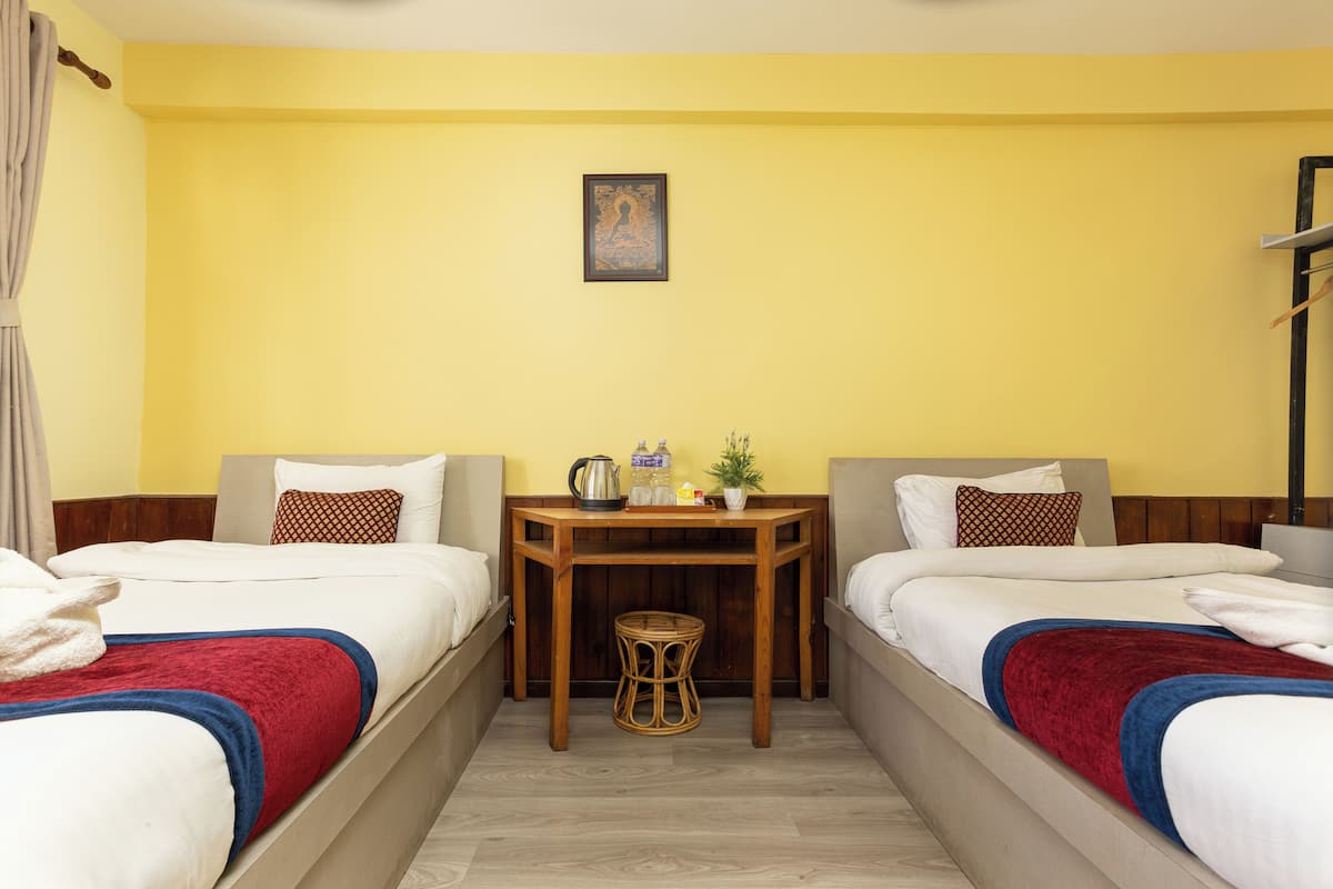 Budget Twin Room | 1 slaapkamer, luxe beddengoed, pillowtop-bedden, geluiddichte muren