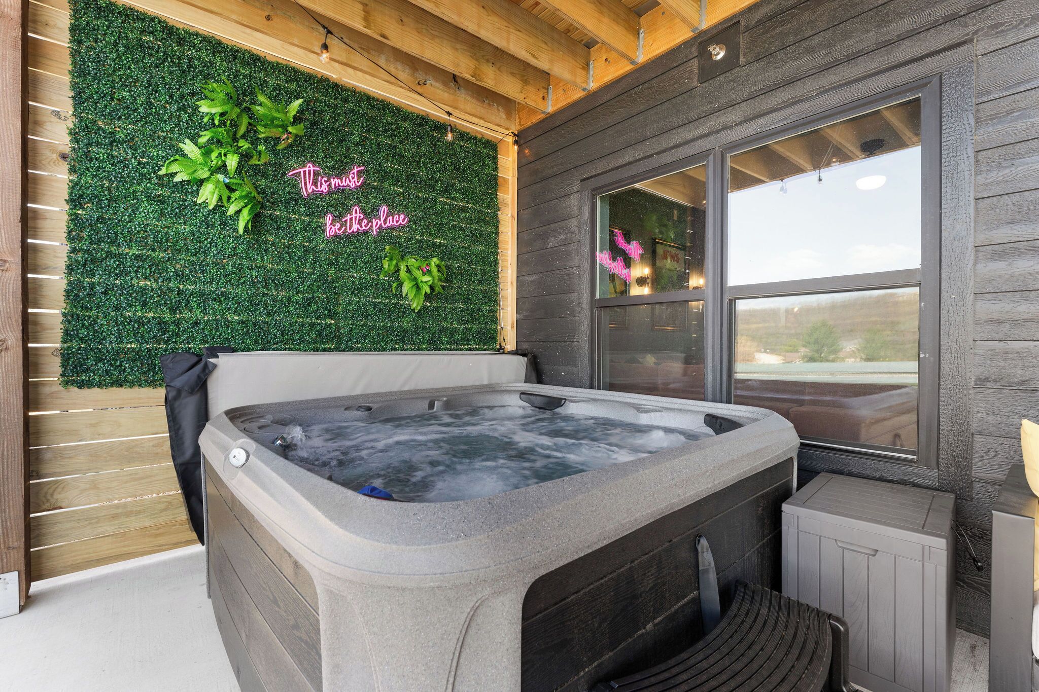 Bain à remous intérieur