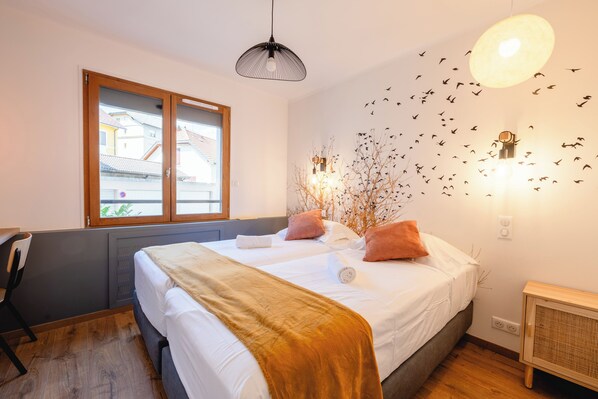 3 bedrooms, iron/ironing board, travel cot, WiFi