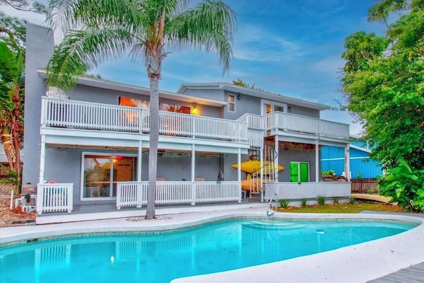 AuĂenpool, beheizter Pool