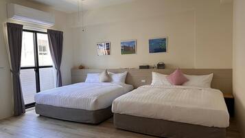 1 habitación, cubrecamas y ropa de cama