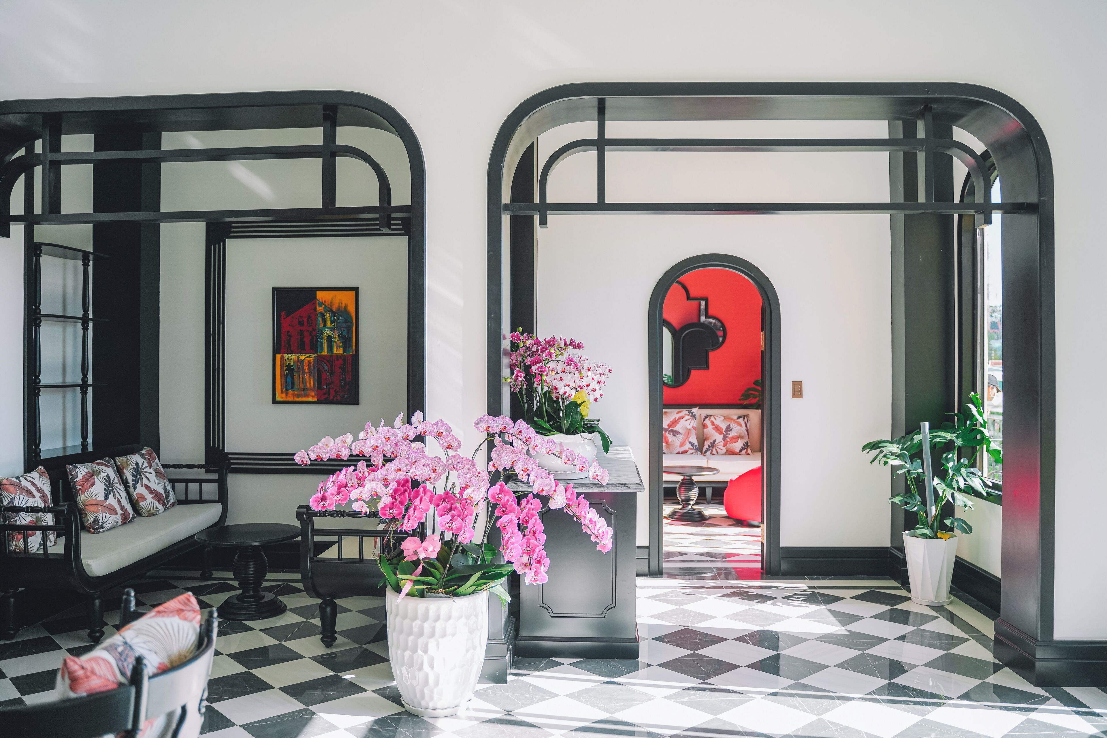 Lobby sitting area