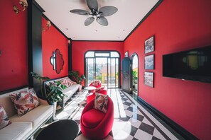 Sitteområde i lobbyen