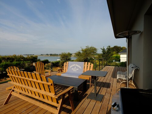 Appartement vue mer imprenable et accès direct plage