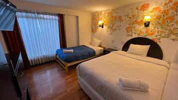 Laptop workspace, free WiFi, bed sheets, wheelchair access