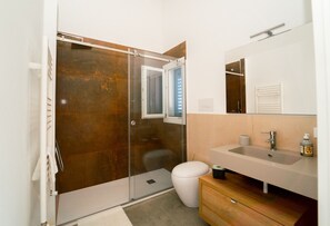 Ducha, secador de pelo, toallas