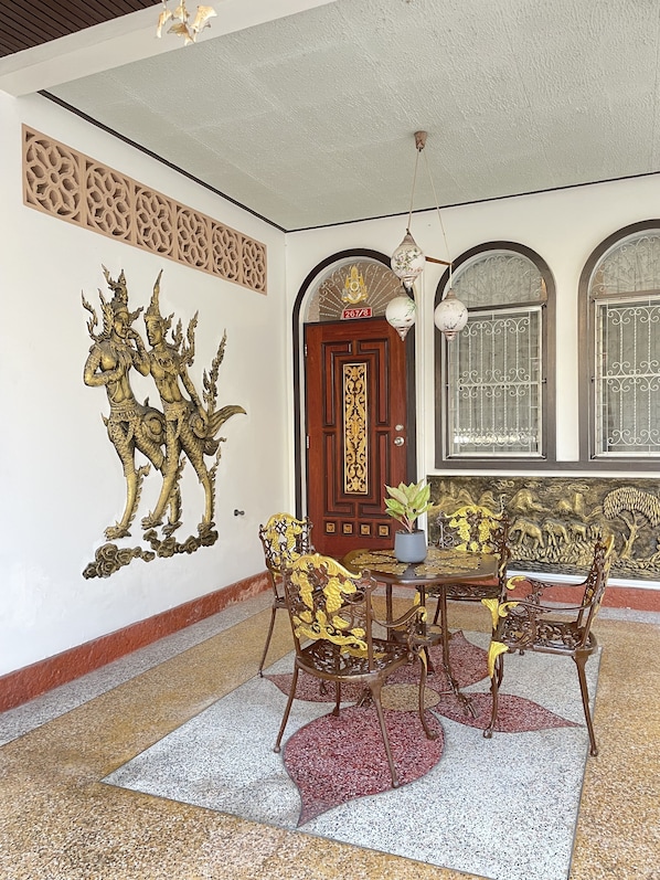 Fachada de la propiedad