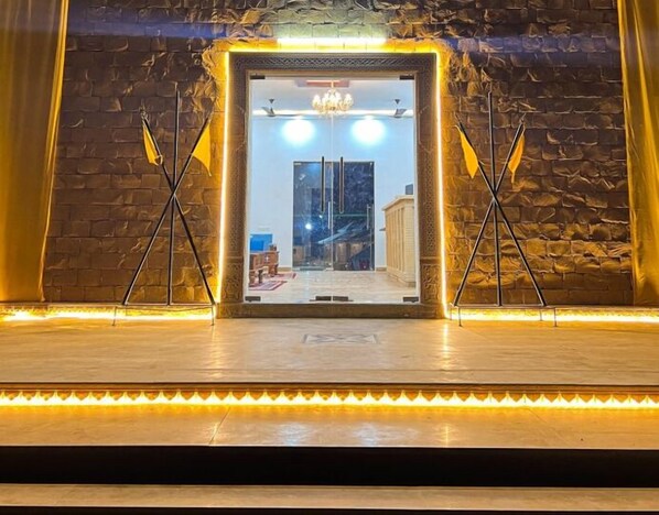 Framhlið gististaðar