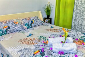 1 bedroom, iron/ironing board, free WiFi, bed sheets - Hebergement Pom'kanel (Le Gosier)