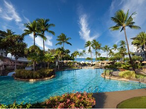 Outdoor pool - Spring Break in Maui: March 23-30, Westin Kaanapali Villas North - 1 Bdrm Suite (Lahaina)