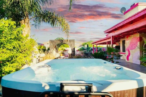 Welcome to The Pink Cabana, where modern Moroccan meets luxe desert vibes.