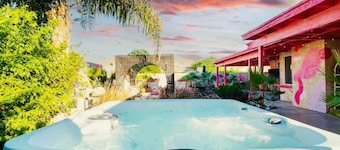 Welcome to The Pink Cabana, where modern Moroccan meets luxe desert vibes.