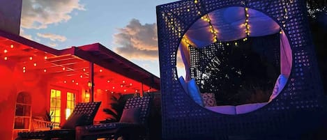 屋外プール、温水プール