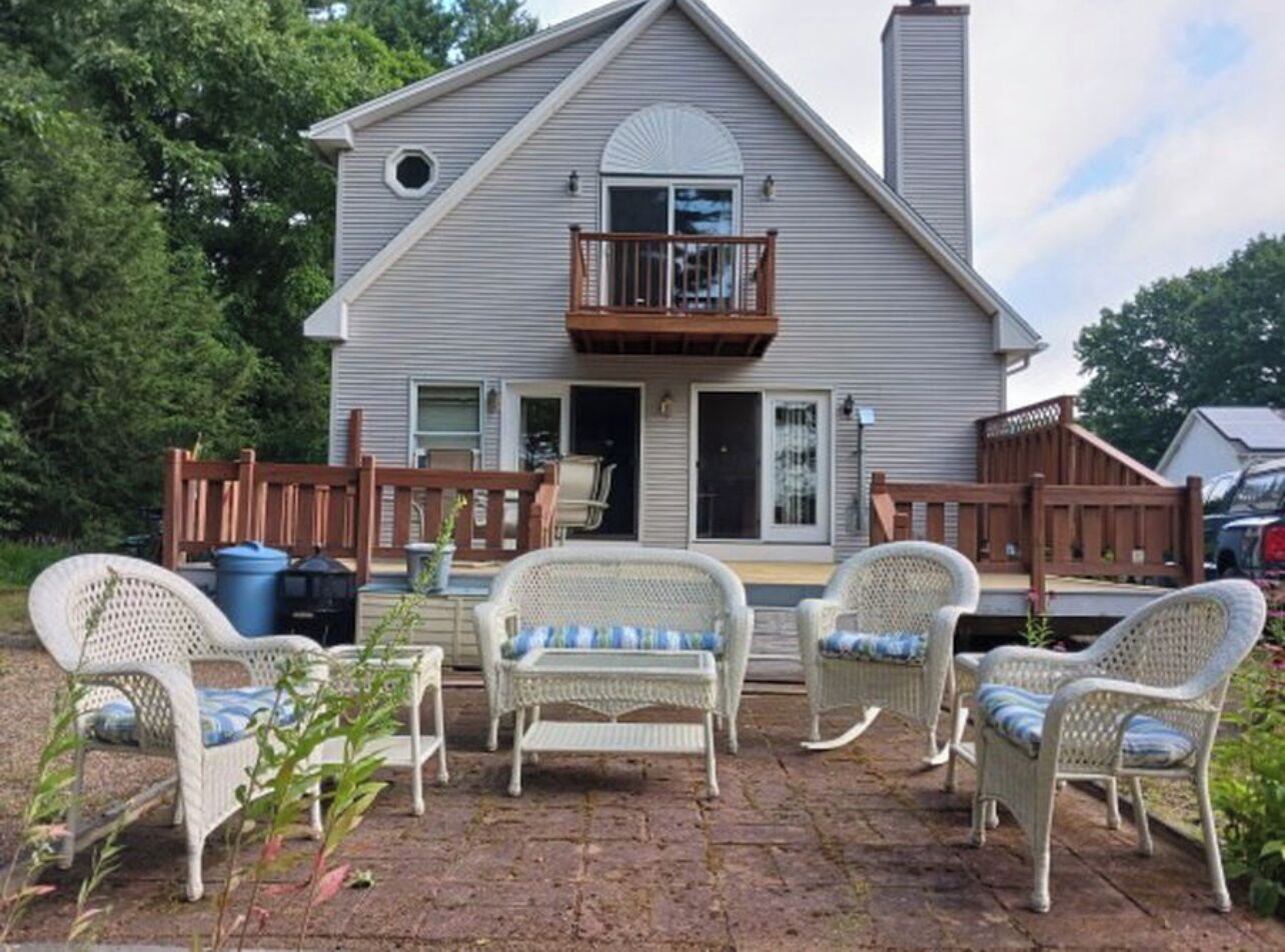 Thompson Lake Cape Cod, direct lake front with private lake dock. 