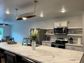 Fridge, microwave, oven, stovetop - New! Beautiful 3 BR 2 BA home in Fish Creek, WI (Fish Creek)