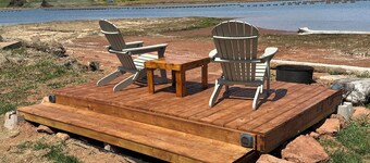 Natural Home Built in Earthship Style on Waterfront Property 