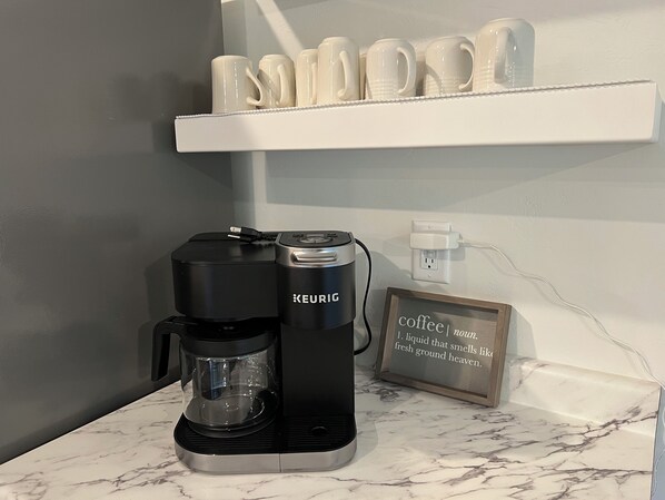 Kaffe og/eller kaffemaskin