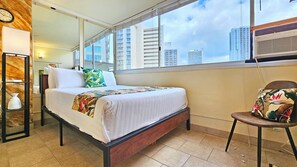 Desk, iron/ironing board, free WiFi, bed sheets