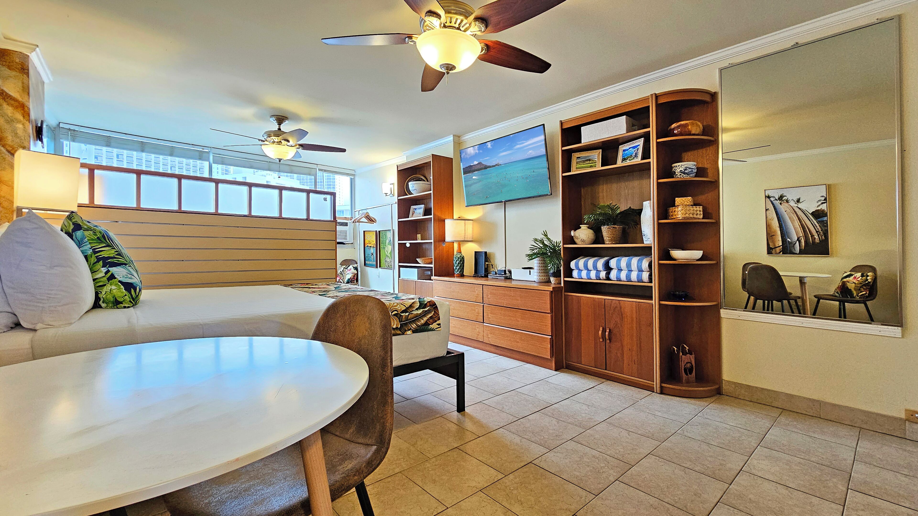 Desk, iron/ironing board, free WiFi, bed sheets