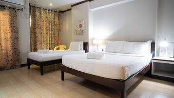 Family Room | 1 bedroom, desk, laptop workspace, soundproofing