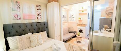 1 soverom, wi-fi og sengetøy