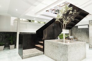 Interior entrance