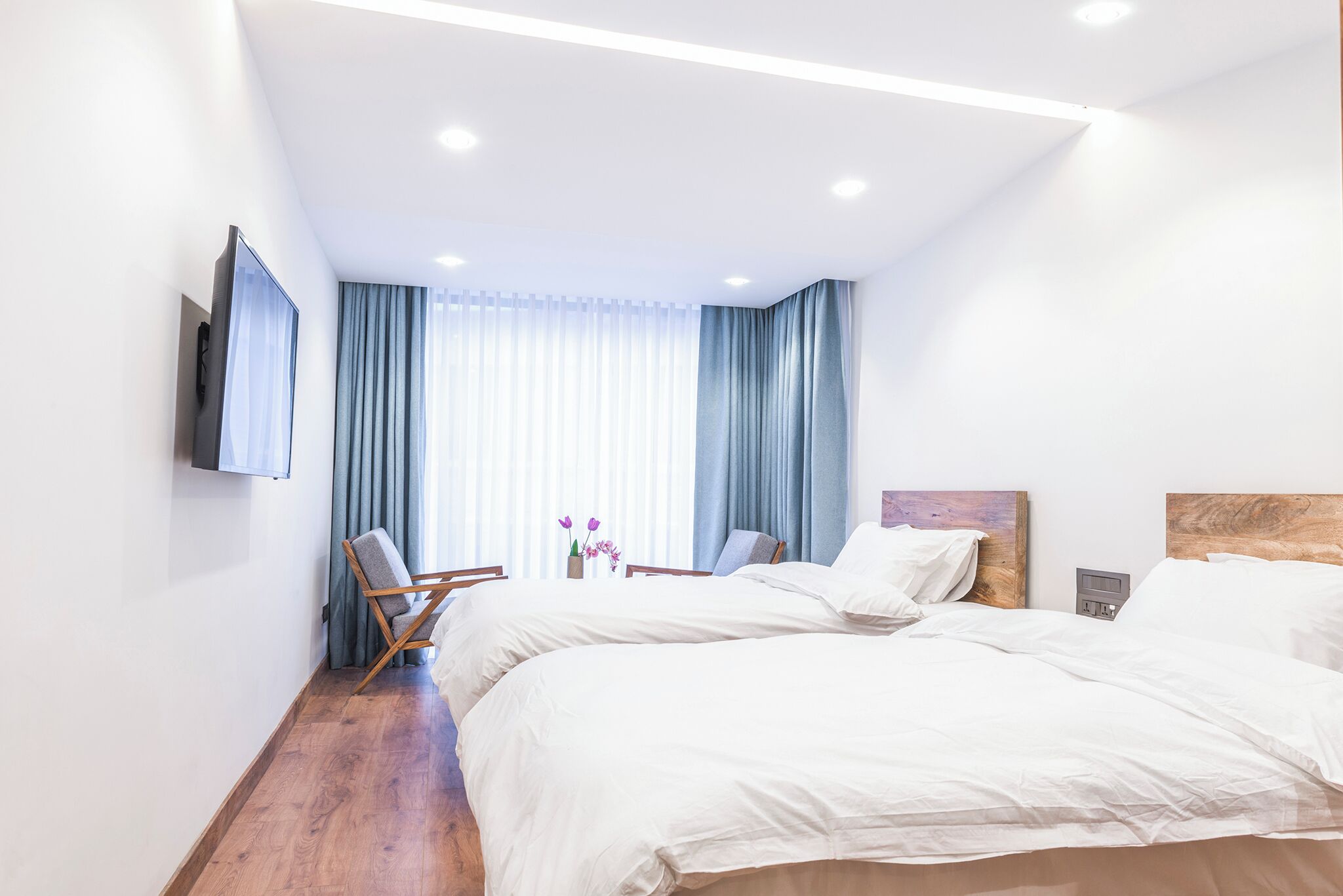 Deluxe Twin Room | Desk, laptop workspace, soundproofing, free WiFi