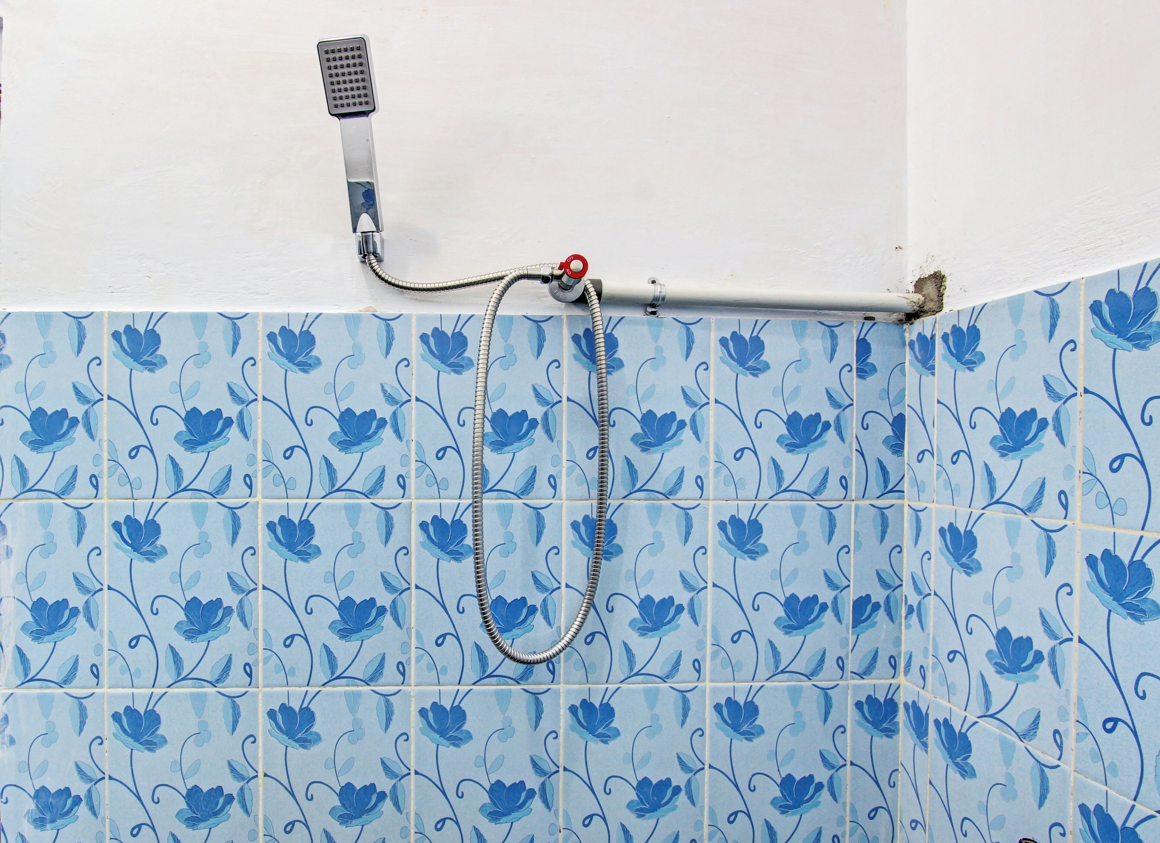 Chambre Double | Salle de bain | Douche, serviettes fournies
