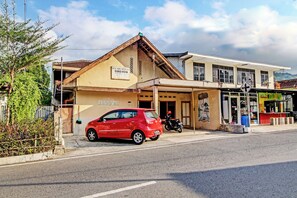 Façana frontal de l'allotjament