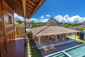 Deluxe Villa, 5 Bedrooms, Private Pool, Pool View | View from room - Villa Hana by Alfred in Bali (Seminyak)
