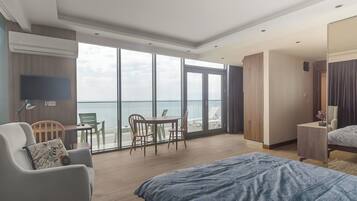 Deluxe-Studio, 1 Queen-Bett, Meerblick | Ausblick vom Zimmer