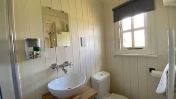 Towels, soap, toilet paper