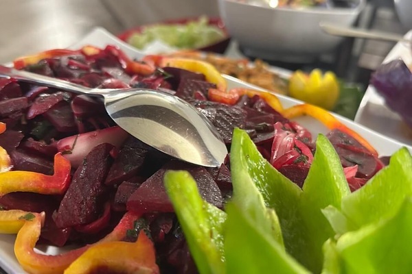 Free daily buffet breakfast